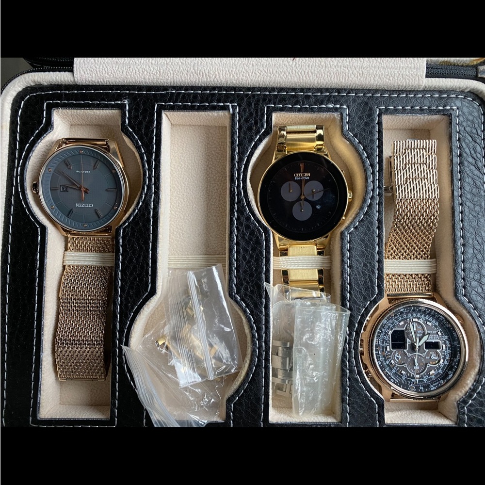 3 New men’s Citizen eco-drive Watches